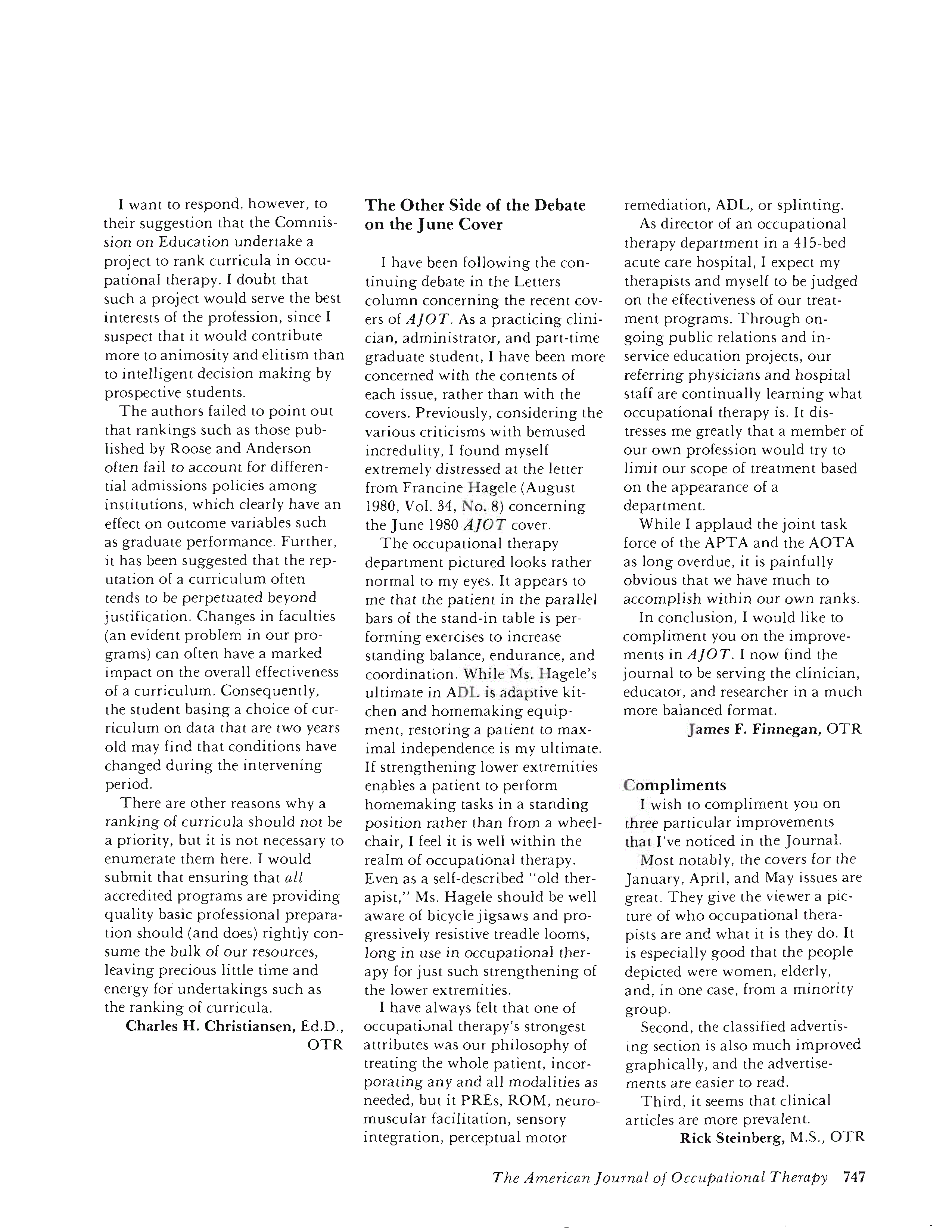 First page of Compliments