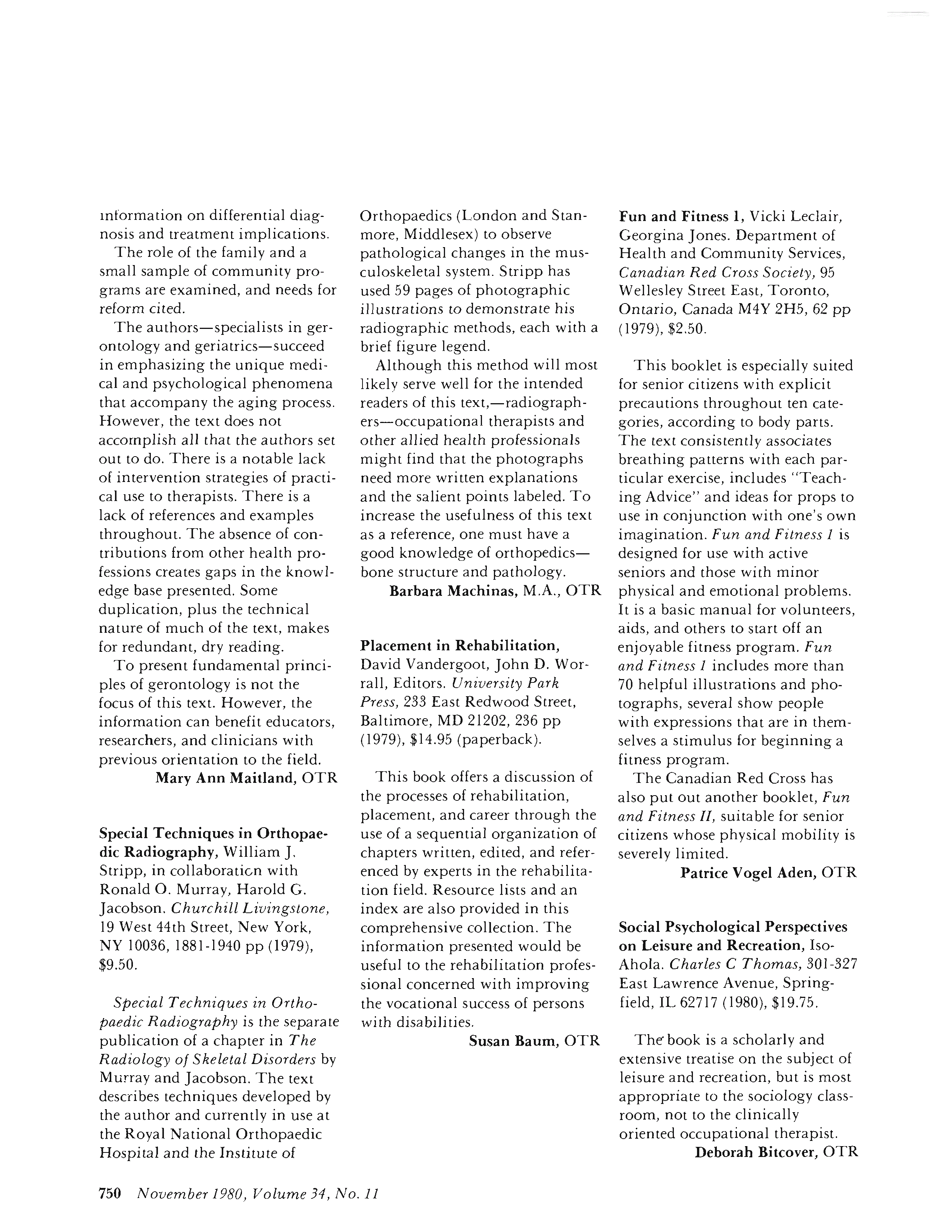 First page of Fun and Fitness 1
