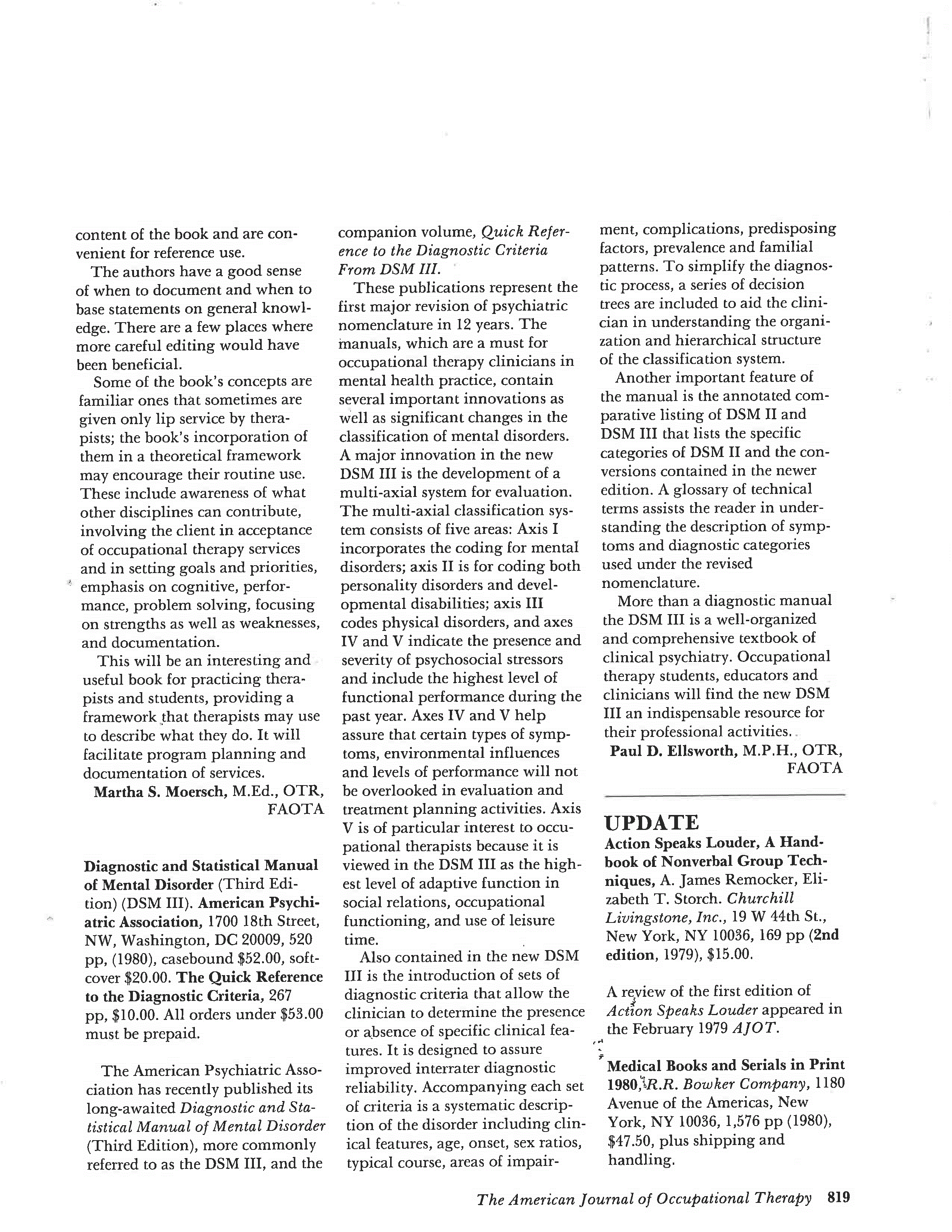 First page of Medical Books and Serials in Print 1980