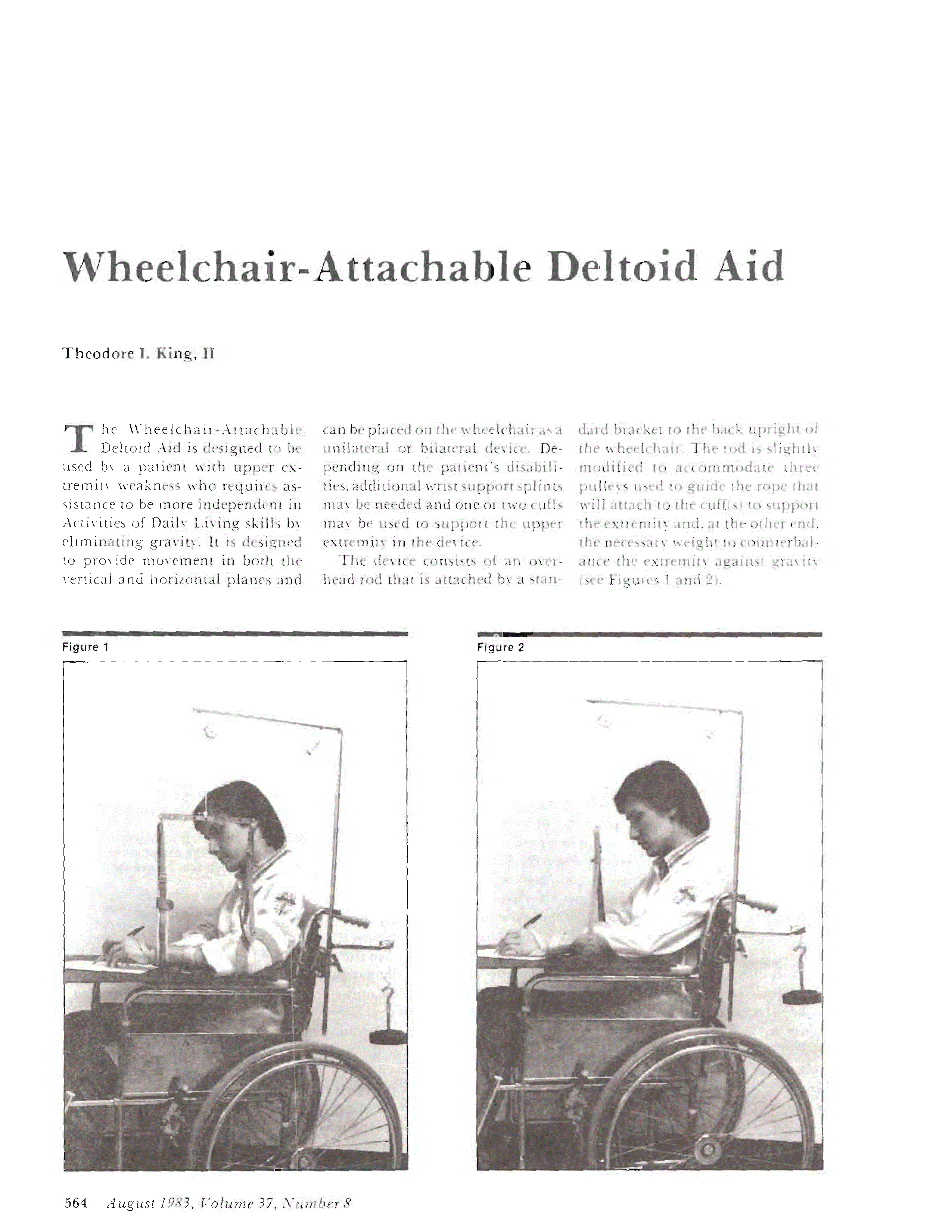 First page of Wheelchair-Attachable Deltoid Aid