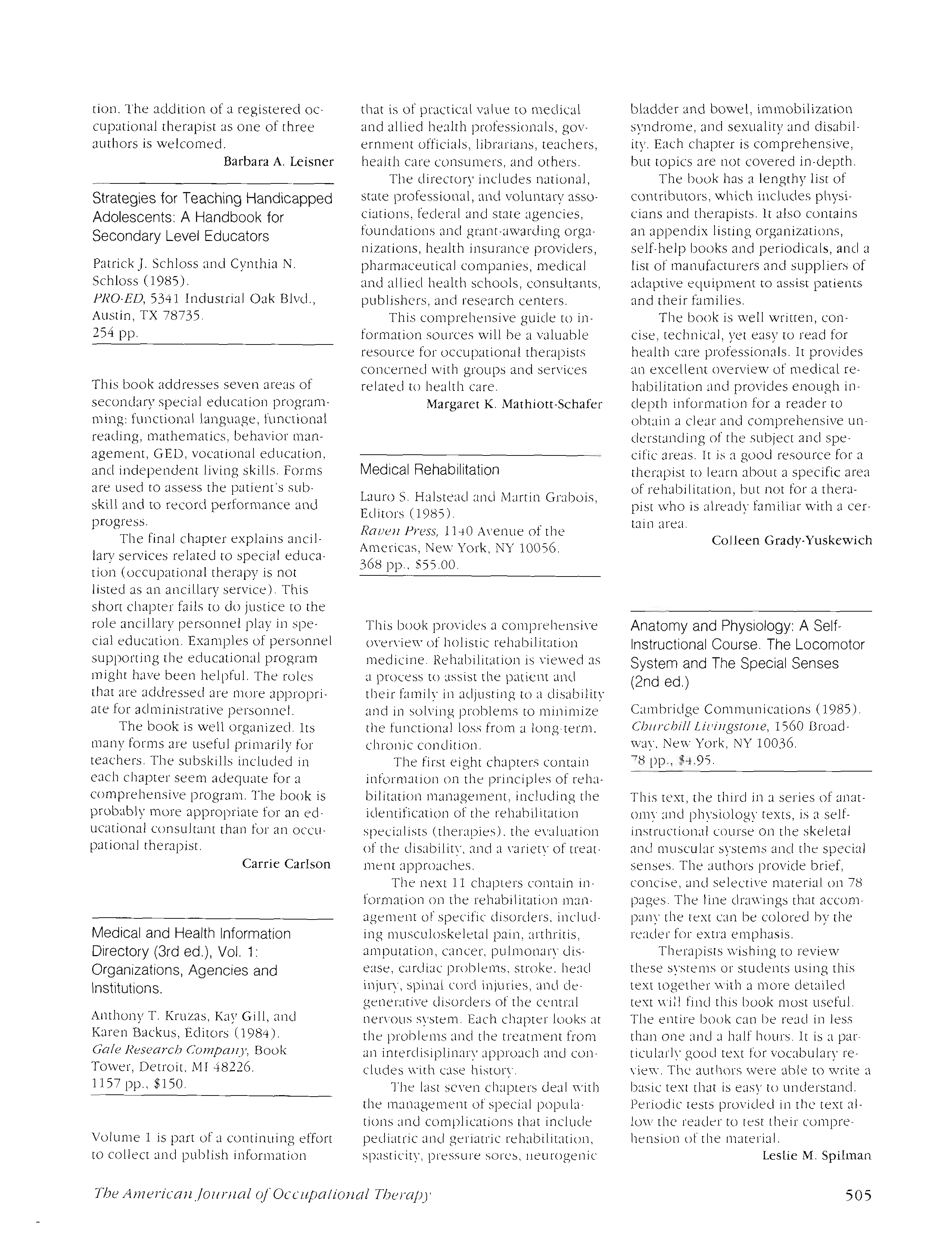 First page of Medical and Health Information Directory (3rd ed.), Vol. 1: Organizations, Agencies and Institutions
