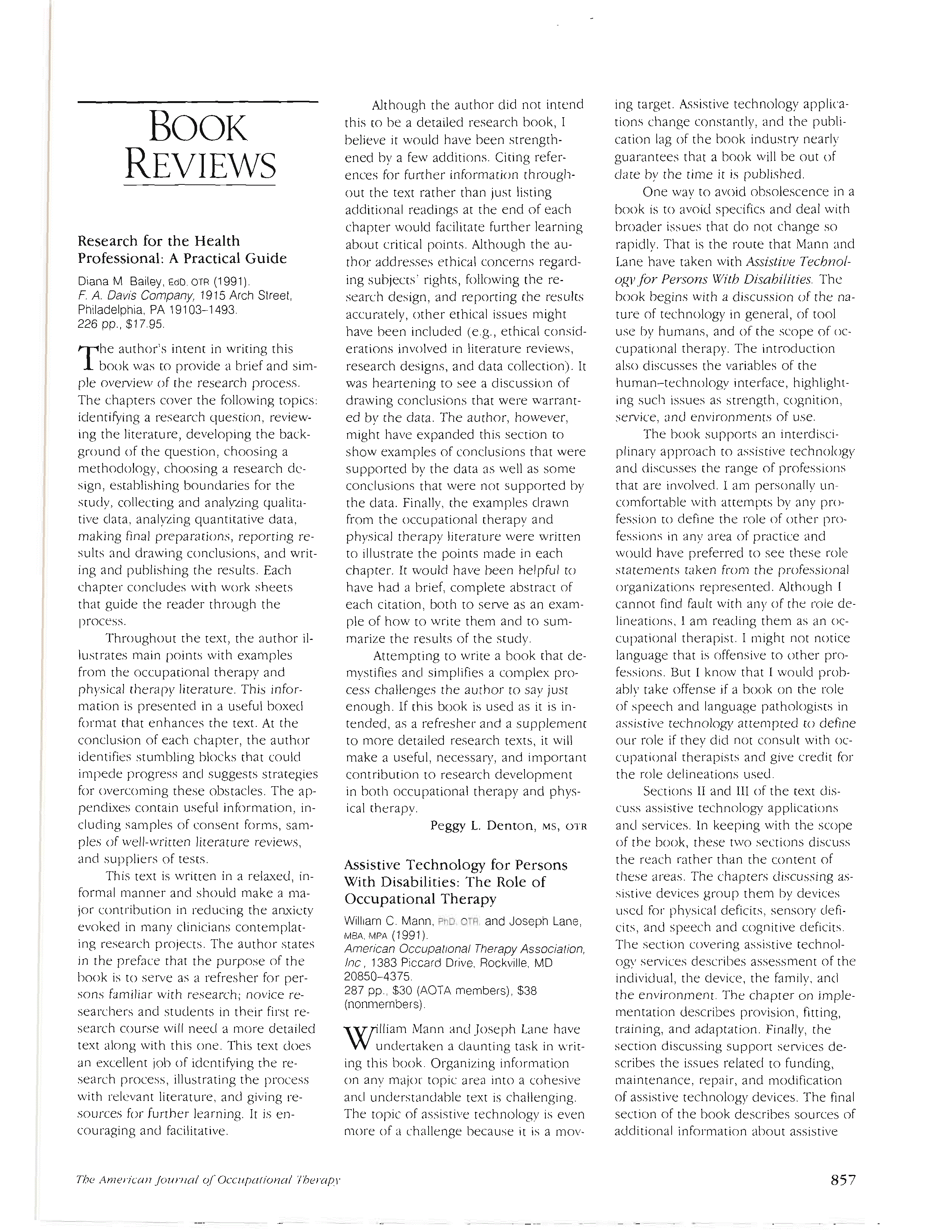 First page of Research for the Health Professional: A Practical Guide