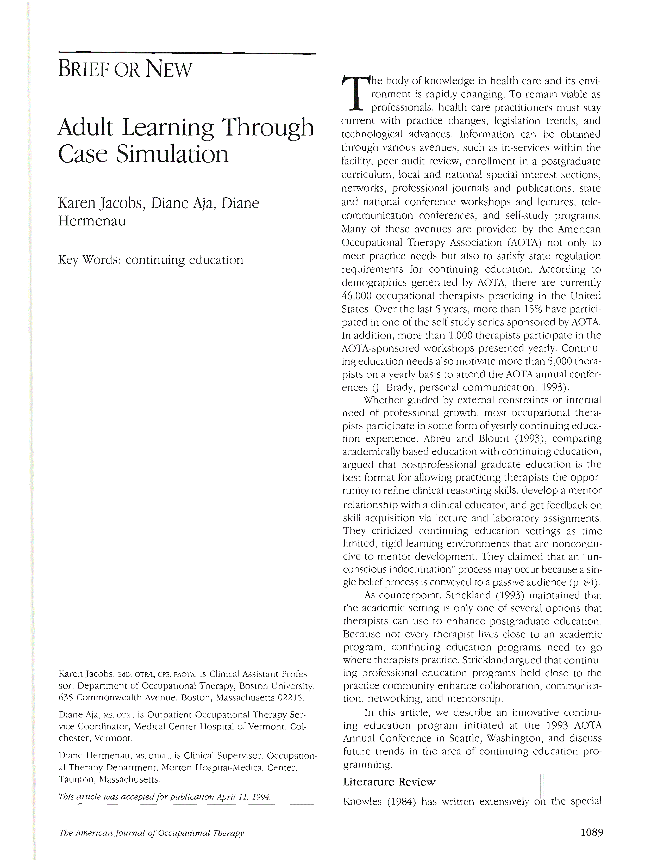 Article PDF first page preview