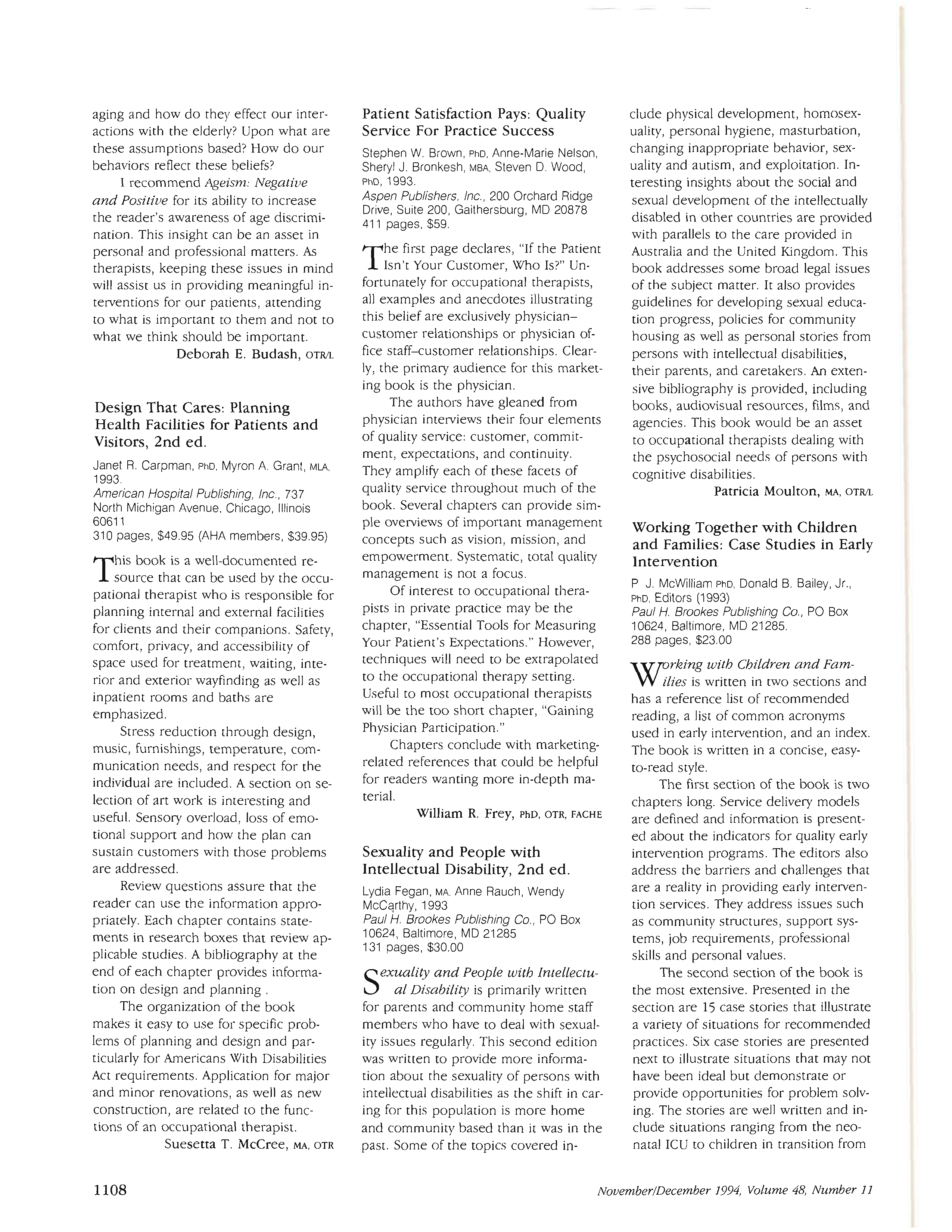 First page of Sexuality and People with Intellectual Disability, 2nd ed.