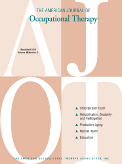 The American Journal of Occupational Therapy Cover Image for Volume 68, Issue 2