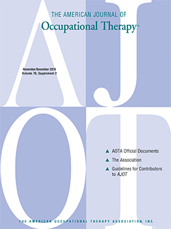 The American Journal of Occupational Therapy Cover Image for Volume 70, Issue Supplement_2