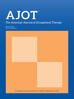 The American Journal of Occupational Therapy Cover Image for Volume 73, Issue 2