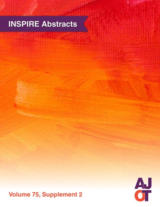 The American Journal of Occupational Therapy Cover Image for Volume 75, Issue Supplement_2