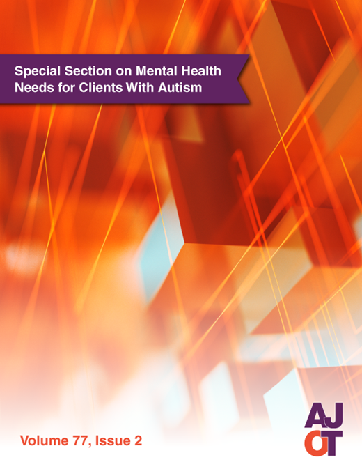 The American Journal of Occupational Therapy Cover Image for Volume 77, Issue 2