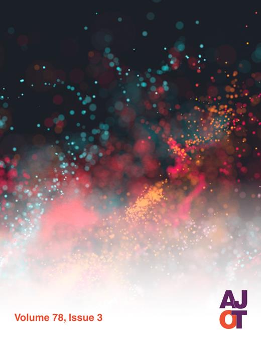 The American Journal of Occupational Therapy Cover Image for Volume 78, Issue 3