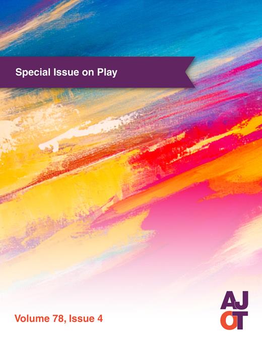 The American Journal of Occupational Therapy Cover Image for Volume 78, Issue 4